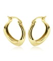 Alluring Designed Silver Hoop Earring HO-2509